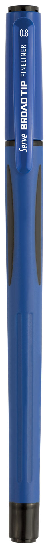 SERVE Broad Tip Fineliner, Koyu Mavi
