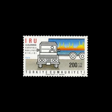 Uluslararası Karayolu Nakliyat Birliği (13 Haziran 1988) - Türkiye Cumhuriyeti Pul Koleksiyonu