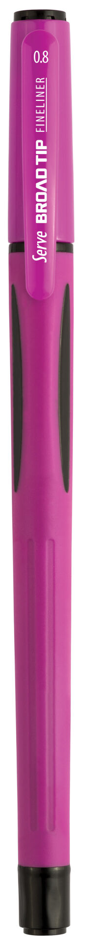 SERVE Broad Tip Fineliner, Koyu Lila