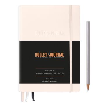 Leuchtturm1917 Bullet Journal 2 Not Defteri, Orta Boy (A5), Sert Kapak, 206 Numaralandırılmış Noktalı Sayfa, Blush