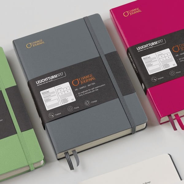 Leuchtturm1917 Журнал изменений, блокнот, средний размер (A5), твердая обложка, бумага 100 г/м², английский.