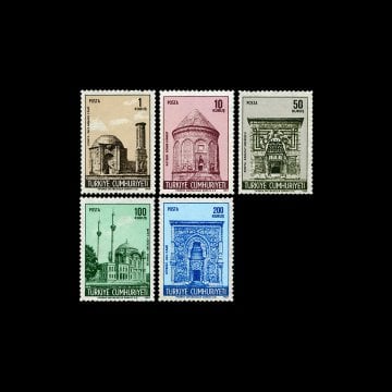 Tarihi Eser Konulu Sürekli Seri (28 Mart 1969) - Türkiye Cumhuriyeti Pul Koleksiyonu