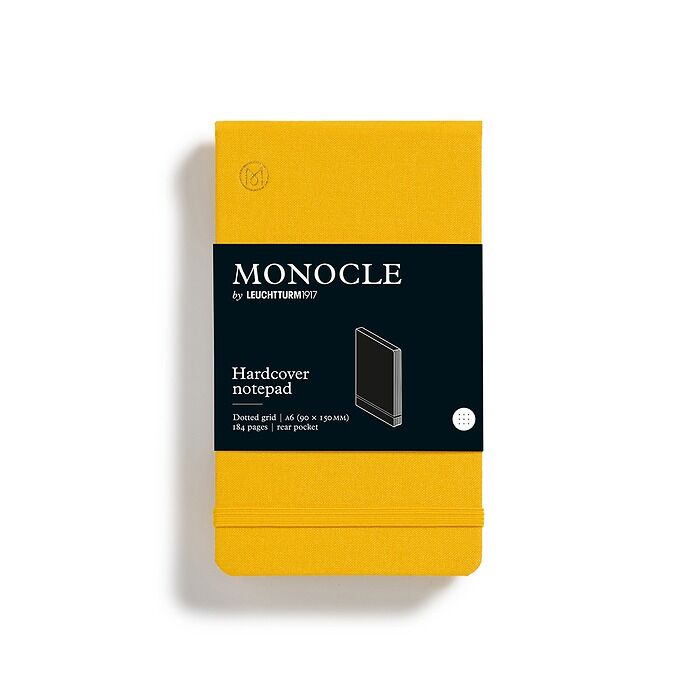 Leuchtturm1917 Monocle Serisi, Reporter, Cep Boy (A6), Sert Kapak, 184 Numaralandırılmış Sayfa, Noktalı, Sarı