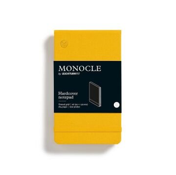 Leuchtturm1917 Monocle Serisi, Reporter, Cep Boy (A6), Sert Kapak, 184 Numaralandırılmış Sayfa, Noktalı, Sarı