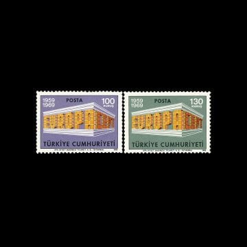 欧洲 - 第十周年 (1969年4月28日) - 土耳其共和国 邮票 收藏