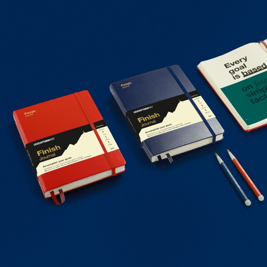 Leuchtturm1917 Finish Journal Serisi, Orta Boy (A5), Sert Kapak, İngilizce,