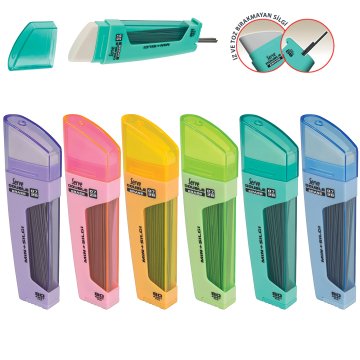 SERVE Double Mekanik Kurşun Kalem Ucu 0.7 mm + Silgi,