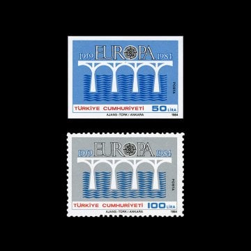 EUROPA CENT (30 Nisan 1984) - Türkiye Cumhuriyeti Pul Koleksiyonu