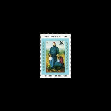 100e anniversaire de la Caisse de sécurité d'Istanbul (19 juin 1968) - Collection de timbres de la République de Turquie