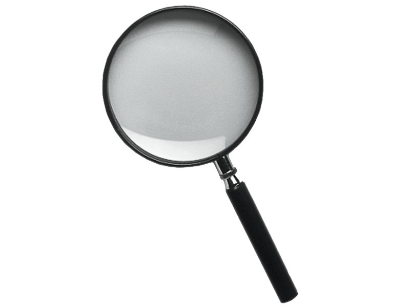 Leuchtturm LU1, LU2, LU3 Plastik Saplı, 4X, 3X, 2,5X, 50mm, 75mm, 90mm Çaplı Büyüteç 2,5X, 90mm (Ref. No. : 321 182)