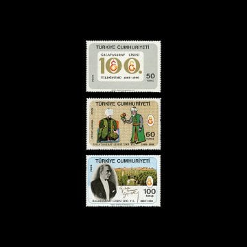 100e anniversaire de Galatasaray High School (1er septembre 1968) - Collection Turkish Republic Timbre