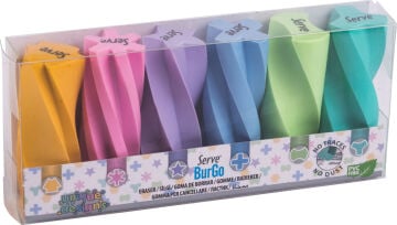 SERVE Burgo Pastel Silgi 6'lı