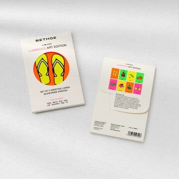 Leuchtturm1917 Luminous Limited Edition Art Edition Serisi, 8'li Tebrik Kartı Kutusu