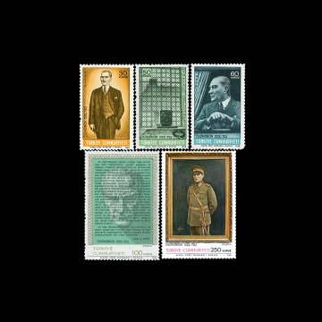 Atatürk'ün Ölümünün 30. Yılı (10 Kasım 1968) - Türkiye Cumhuriyeti Pul Koleksiyonu