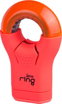 SERVE Ring Silgili Kalemtıraş, Kırmızı