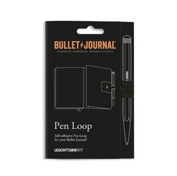Leuchtturm1917 Bullet Journal Serisi Pen Loop, Kalem Tutacağı Siyah