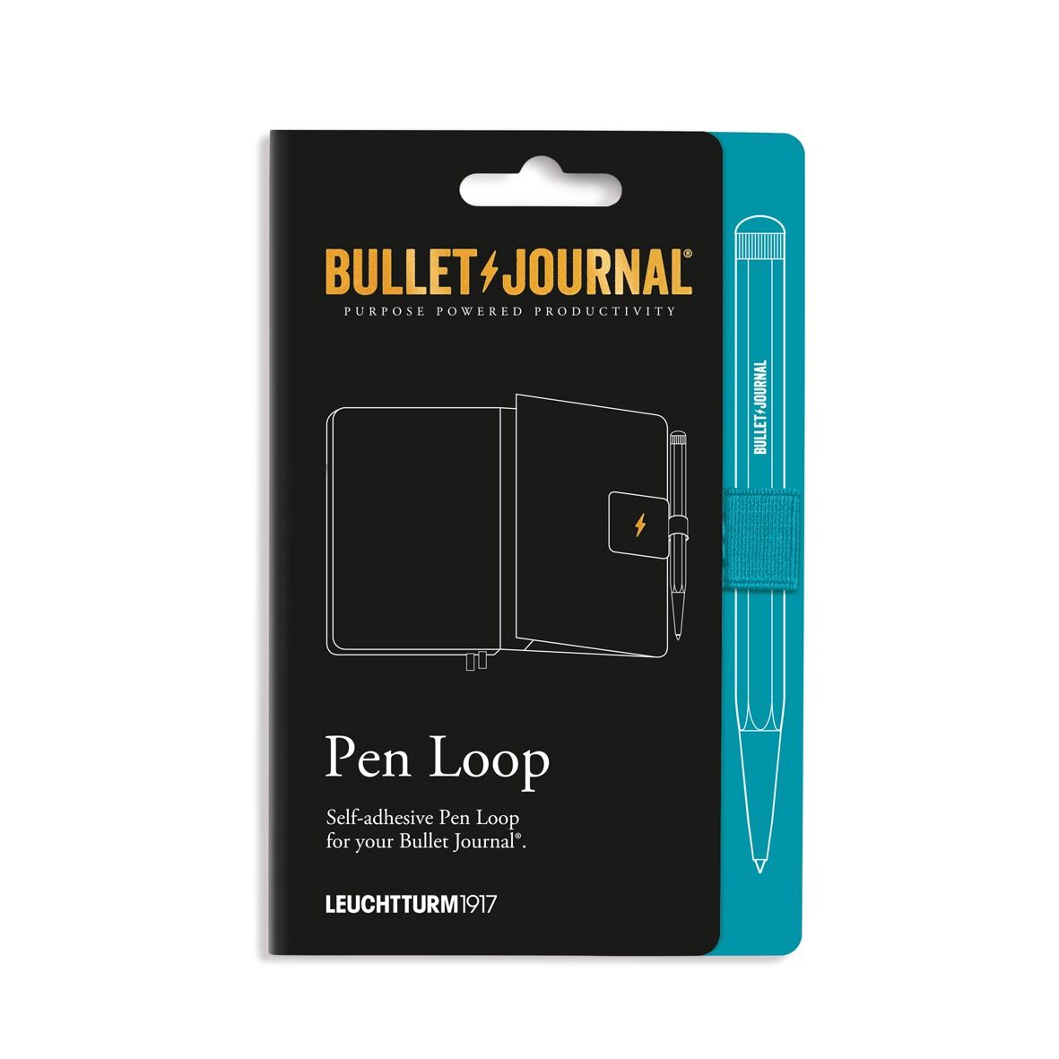 Leuchtturm1917 Bullet Journal Serisi Pen Loop, Kalem Tutacağı Turkuaz