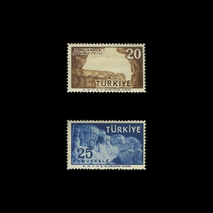 Pamukkale Touristique (18 mai 1958) - Collection de Timbres de la République de Turquie