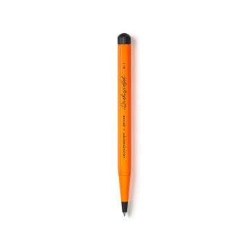 Leuchtturm1917 Luminous Limited Edition Serisi Drehgriffel Nr. 1, Siyah Mürekkepli Tükenmez Kalem, Fosforlu Renkler, Luminous Turuncu