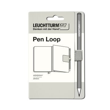 Leuchtturm1917 Doğal Renkler Serisi Pen Loop, Kalem Tutacağı, Açık Gri