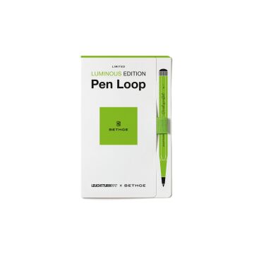 Leuchtturm1917 Luminous Limited Edition Serisi Pen Loop, Kalem Tutacağı, Fosforlu Renkler, Luminous Yeşil
