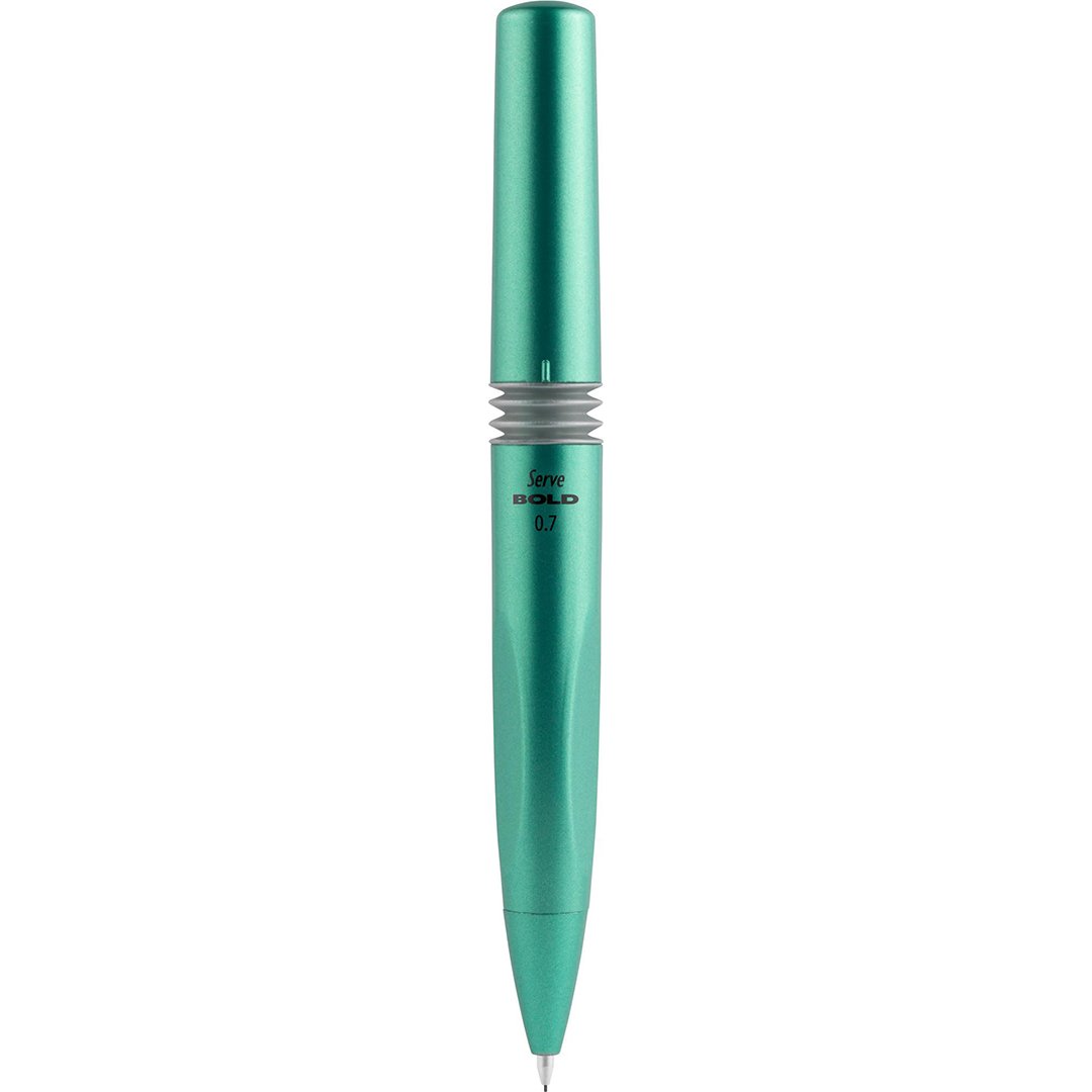 SERVE Bold Mekanik Kurşun Kalem 0.7 mm Metalik Renkler, Metalik Yeşil