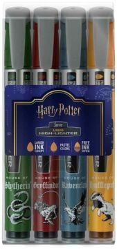 SERVE Harry Potter Pastel Likit Fosforlu Kalem 4'lü Set