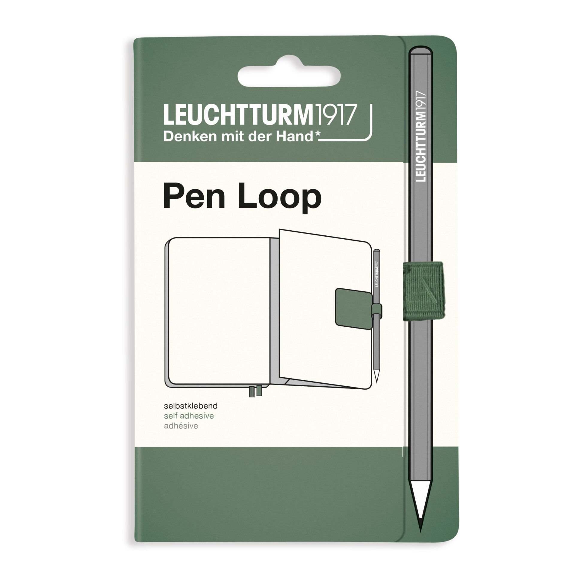 Leuchtturm1917 PEN LOOP, Kalem Tutacağı, Zeytin Yeşili