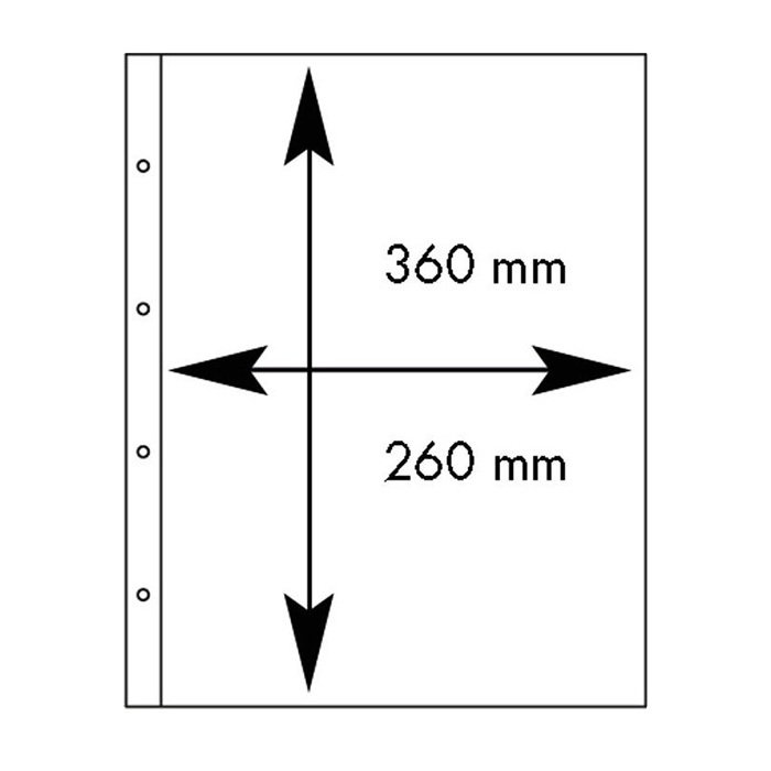 Leuchtturm FOLIO Yapraklar, 1C (260x360mm)