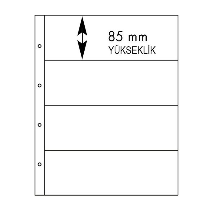 Leuchtturm FOLIO Yapraklar, 4C (260x85mm)