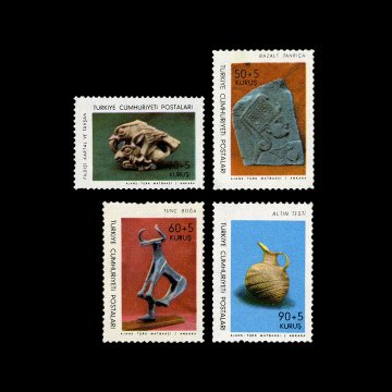 Tarihi Eserler (6 Haziran 1966) - Türkiye Cumhuriyeti Pul Koleksiyonu