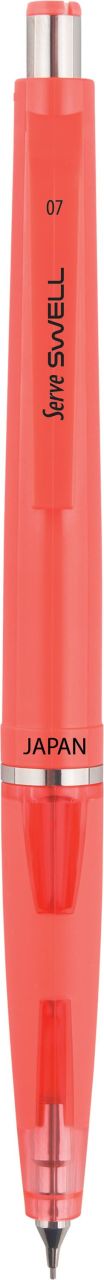 SERVE Swell Mekanik Kurşun Kalem Fosforlu 0.7 mm (Uçlu Kalem), Kırmızı