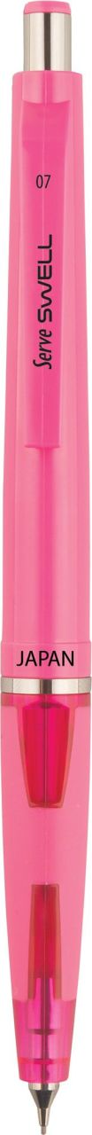 SERVE Swell Mekanik Kurşun Kalem Fosforlu 0.7 mm (Uçlu Kalem), Pembe
