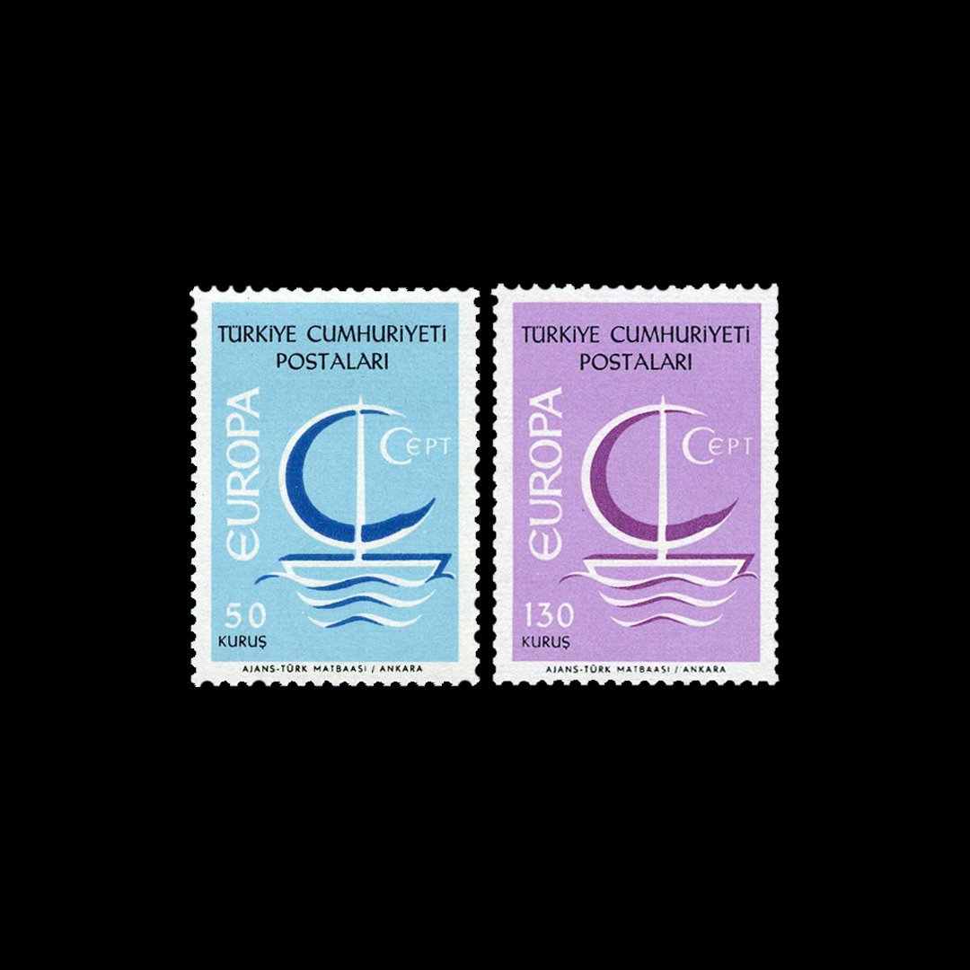 EUROPA-CEPT (26 Eylül 1966) - Türkiye Cumhuriyeti Pul Koleksiyonu