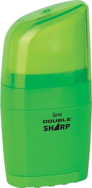 SERVE Double Sharp Silgili ve Hazneli Kalemtıraş, Yeşil