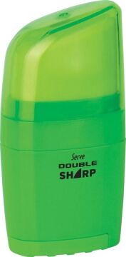 SERVE Double Sharp Silgili ve Hazneli Kalemtıraş, Yeşil