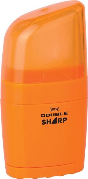 SERVE Double Sharp Silgili ve Hazneli Kalemtıraş, Turuncu