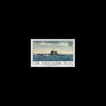 Türk Denizaltıcılığının 100. Yılı (16 Haziran 1986) - Türkiye Cumhuriyeti Pul Koleksiyonu