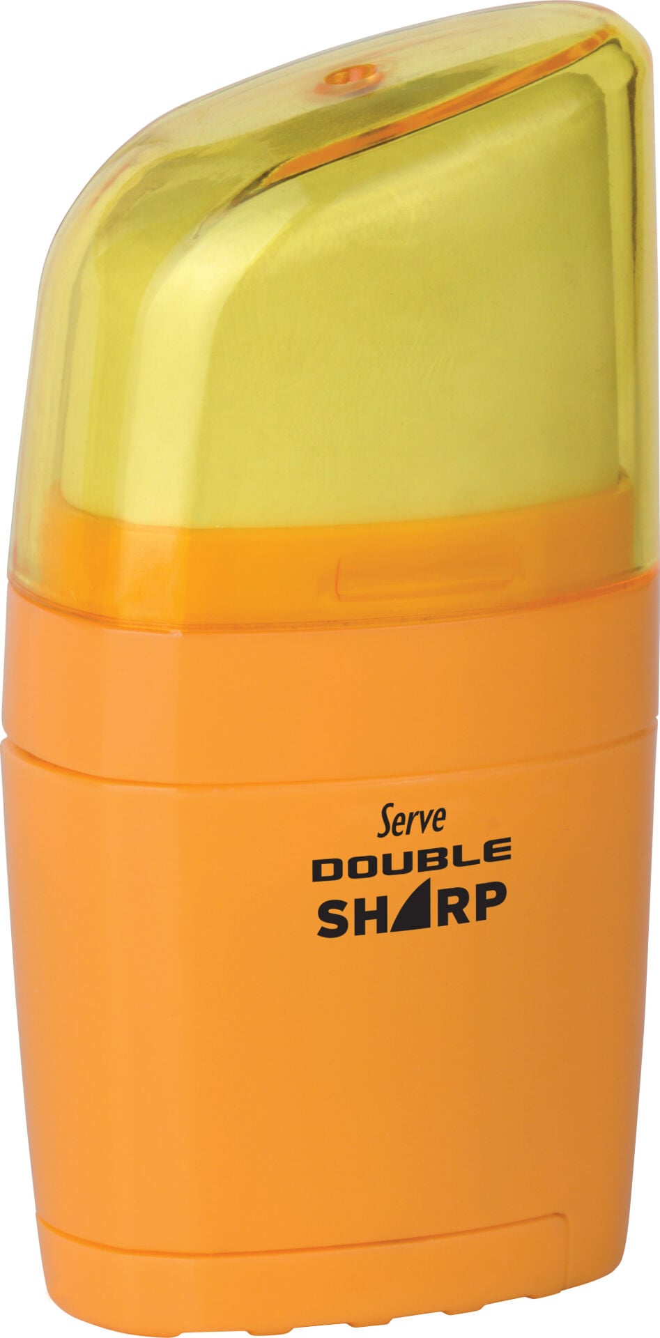 SERVE Double Sharp Silgili ve Hazneli Kalemtıraş, Hardal Sarı