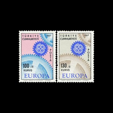 EUROPA-CEPT (2 Mayıs 1967) - Türkiye Cumhuriyeti Pul Koleksiyonu