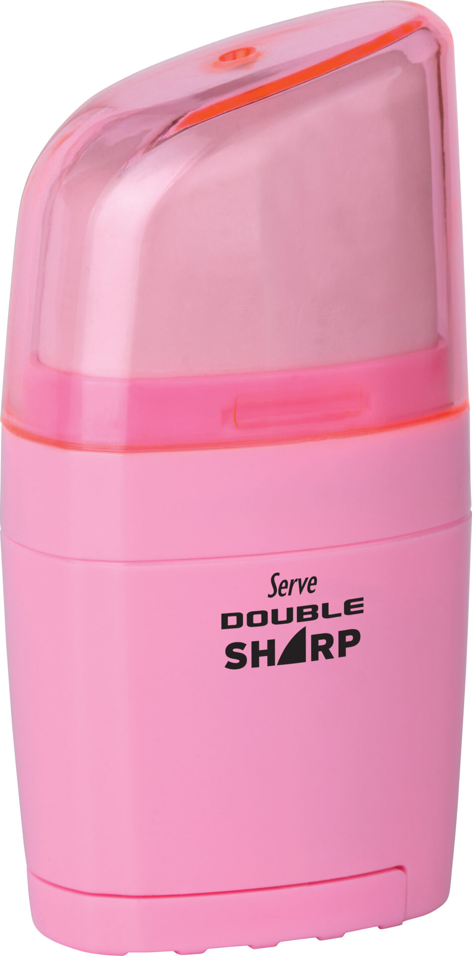 SERVE Double Sharp Silgili ve Hazneli Kalemtıraş, Şeker Pembe