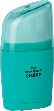 SERVE Double Sharp Silgili ve Hazneli Kalemtıraş, Nane Yeşil