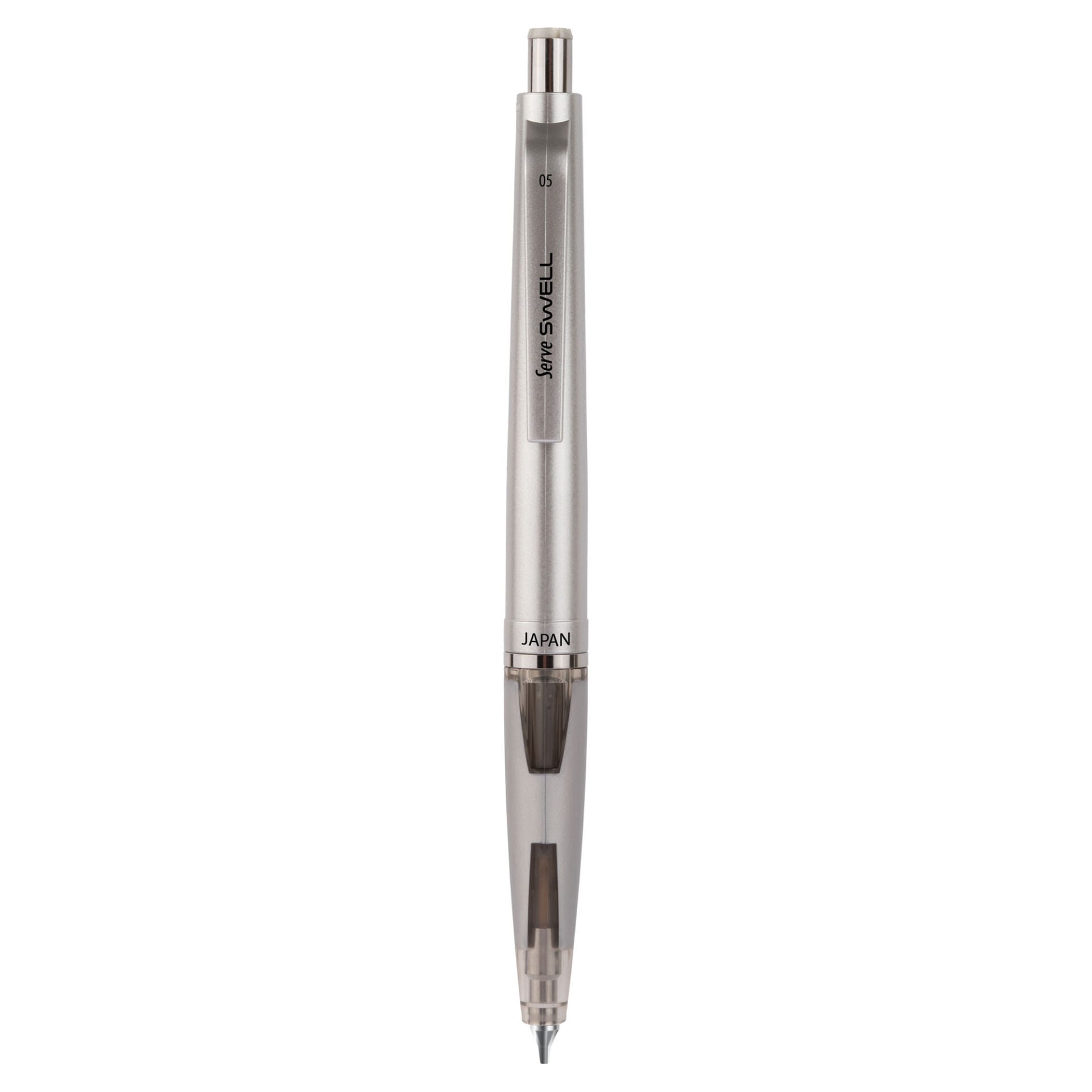 SERVE Swell Mekanik Kurşun Kalem Metalik Seri 0.5 mm (Uçlu Kalem), Gri