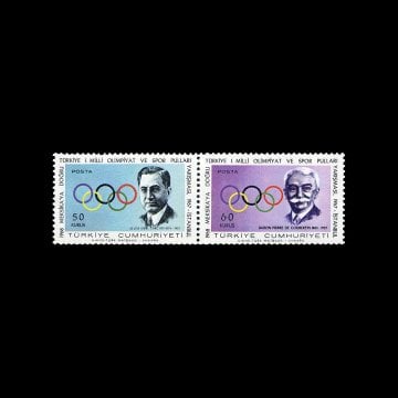 Türkiye 1. Milli Olimpiyat ve Spor Pulları Yarışması (20 Temmuz 1967) - Türkiye Cumhuriyeti Pul Koleksiyonu