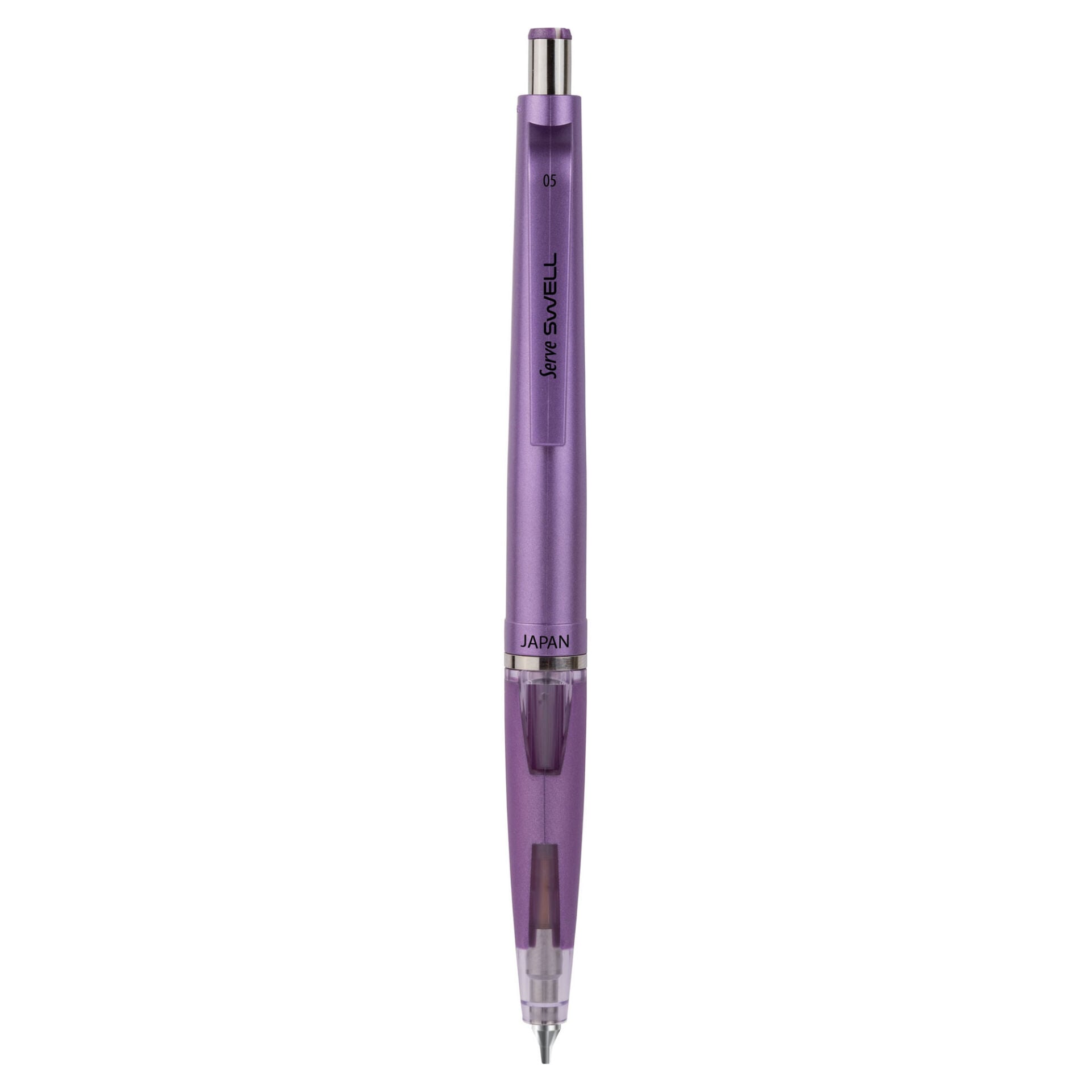 SERVE Swell Mekanik Kurşun Kalem Metalik Seri 0.5 mm (Uçlu Kalem), Mor