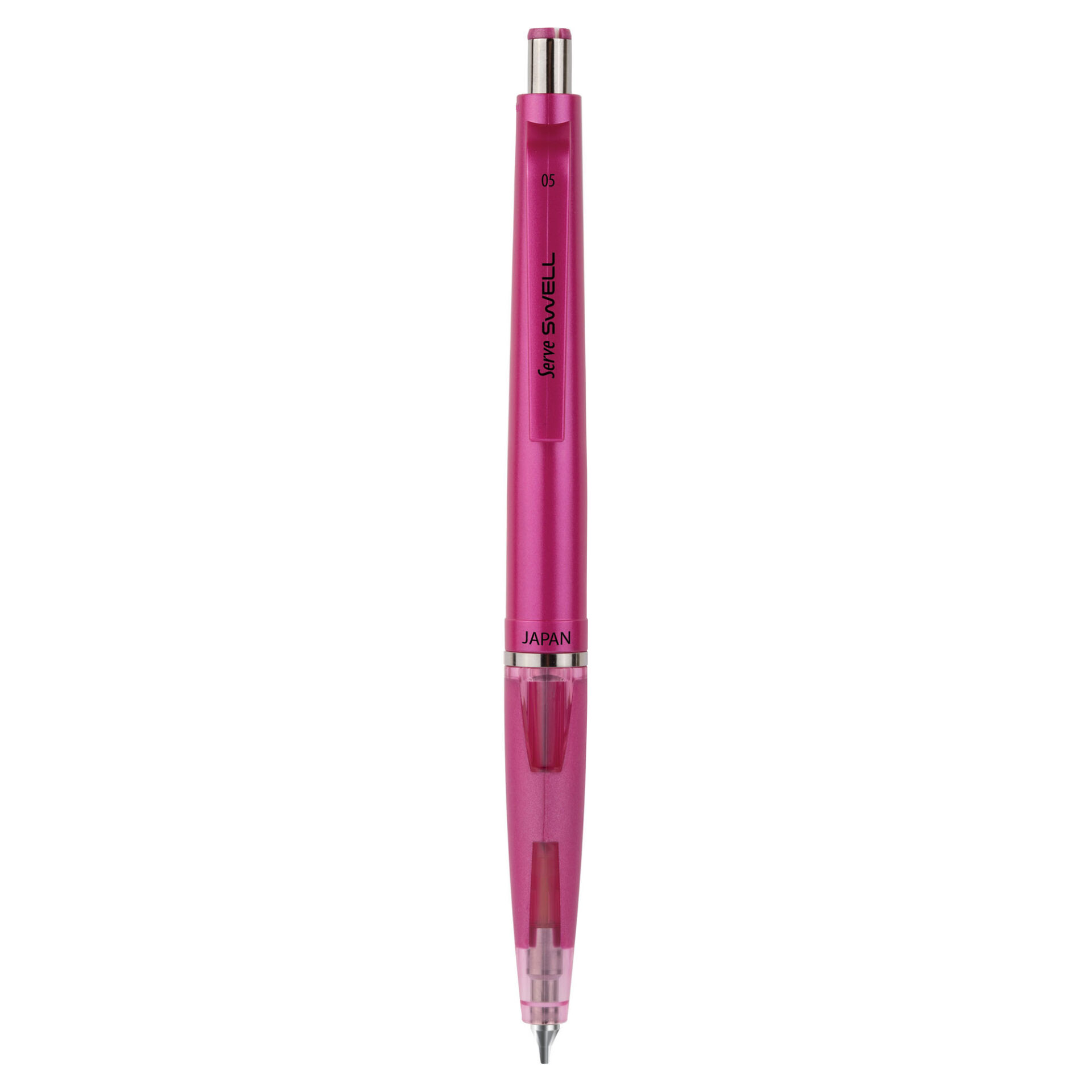 SERVE Swell Mekanik Kurşun Kalem Metalik Seri 0.5 mm (Uçlu Kalem), Pembe