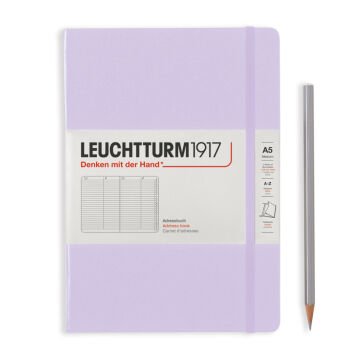 Leuchtturm1917 Adres Defteri, A5 (145 x 210 mm) - Leylak