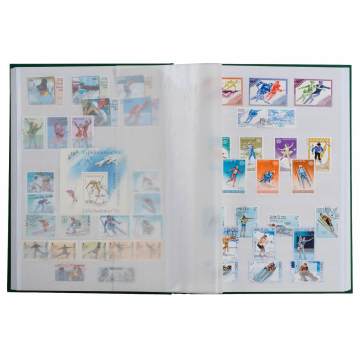 Leuchtturm Pul Defteri BASIC Beyaz Zemin, Sert Kapak, 16 Yaprak 32 Sayfa - Kırmızı - A4+