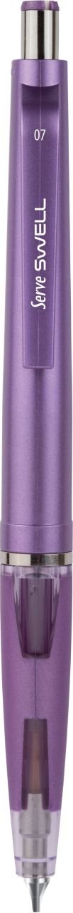 SERVE Swell Mekanik Kurşun Kalem Metalik Seri 0.7 mm (Uçlu Kalem), Mor