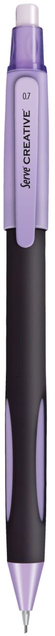 SERVE Creative Mekanik Kurşun Kalem 0.7 mm (Uçlu Kalem), Mor